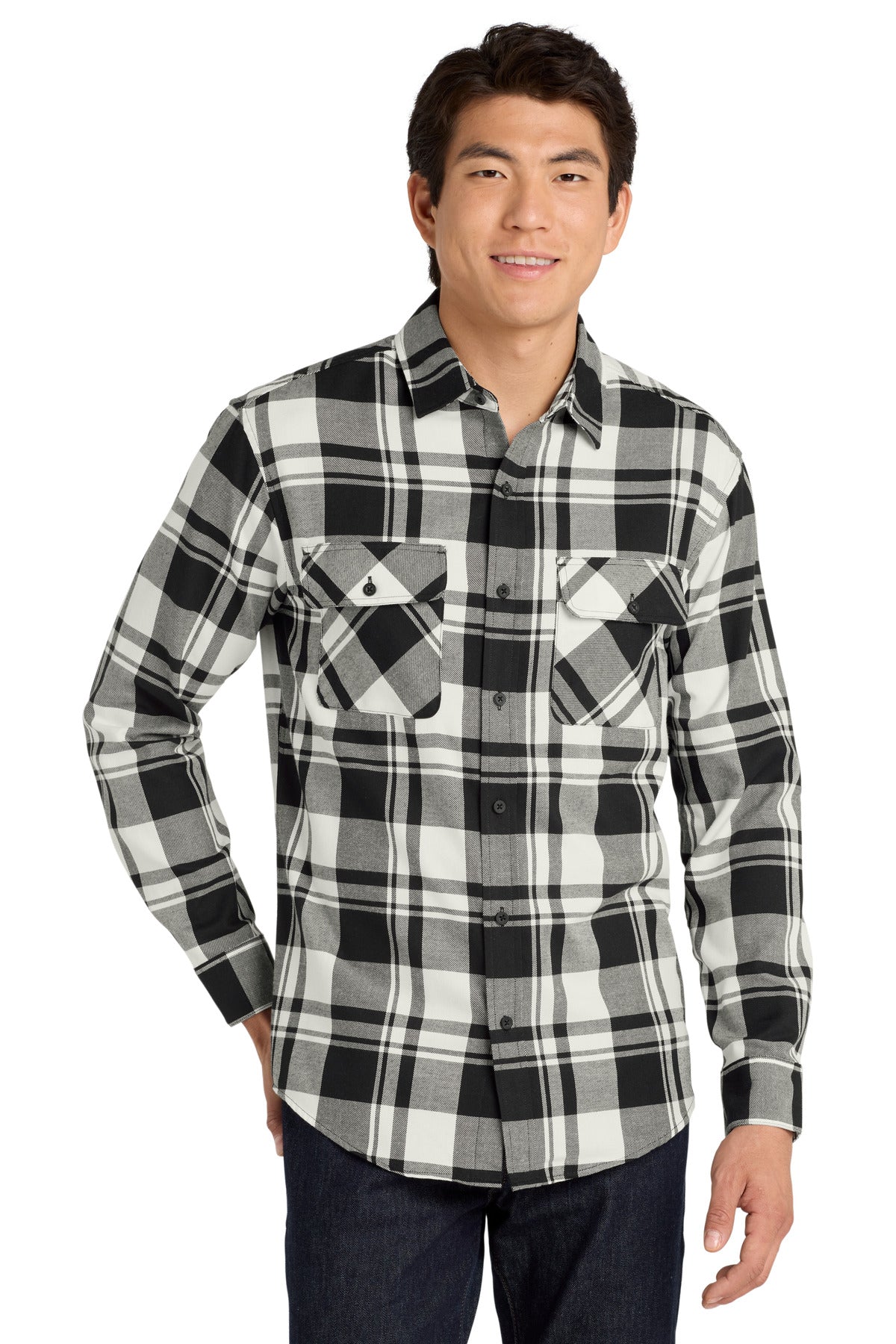 Port Authority® Plaid Flannel Shirt. W668