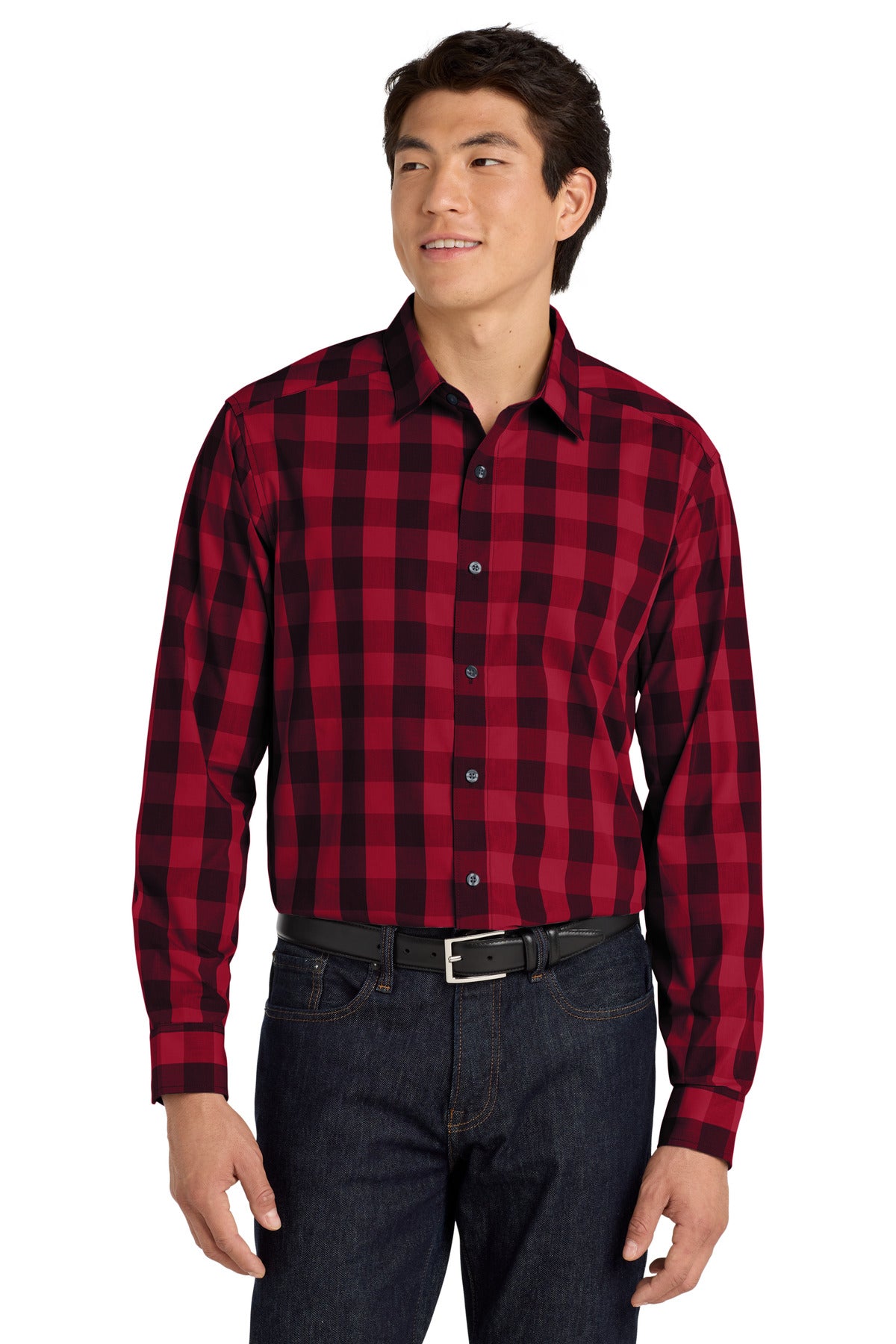 Port Authority ® Everyday Plaid Shirt. W670