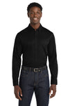 Port Authority® Long Sleeve SuperPro React® Twill Shirt. W808