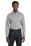 Port Authority® Long Sleeve SuperPro React® Twill Shirt. W808