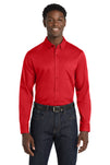 Port Authority® Long Sleeve SuperPro React® Twill Shirt. W808