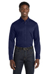 Port Authority® Long Sleeve SuperPro React® Twill Shirt. W808