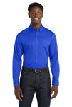 Port Authority® Long Sleeve SuperPro React® Twill Shirt. W808