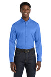 Port Authority® Long Sleeve SuperPro React® Twill Shirt. W808