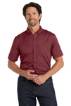 Port Authority® Short Sleeve SuperPro React® Twill Shirt. W809