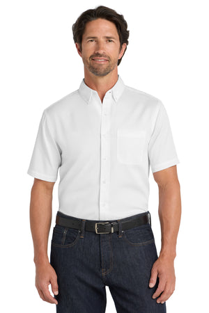 Port Authority® Short Sleeve SuperPro React® Twill Shirt. W809