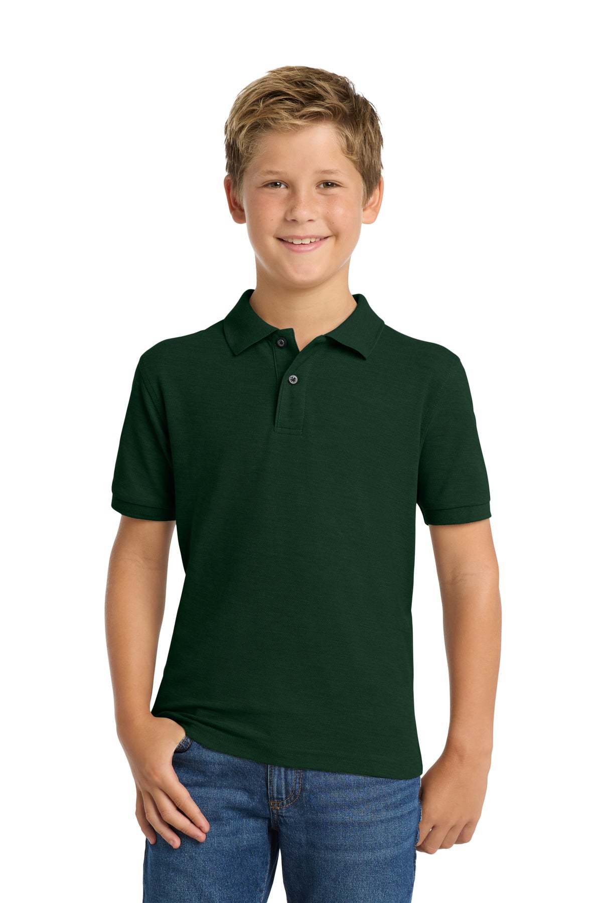 Port Authority® Youth Silk Touch™ Polo.  Y500