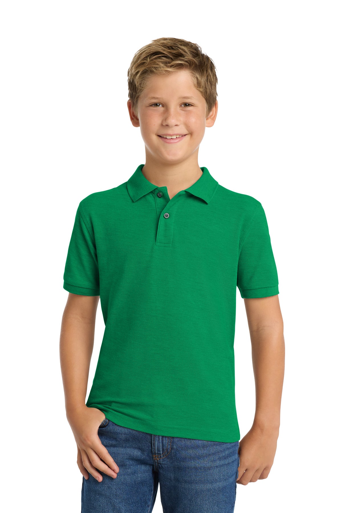 Port Authority® Youth Silk Touch™ Polo.  Y500