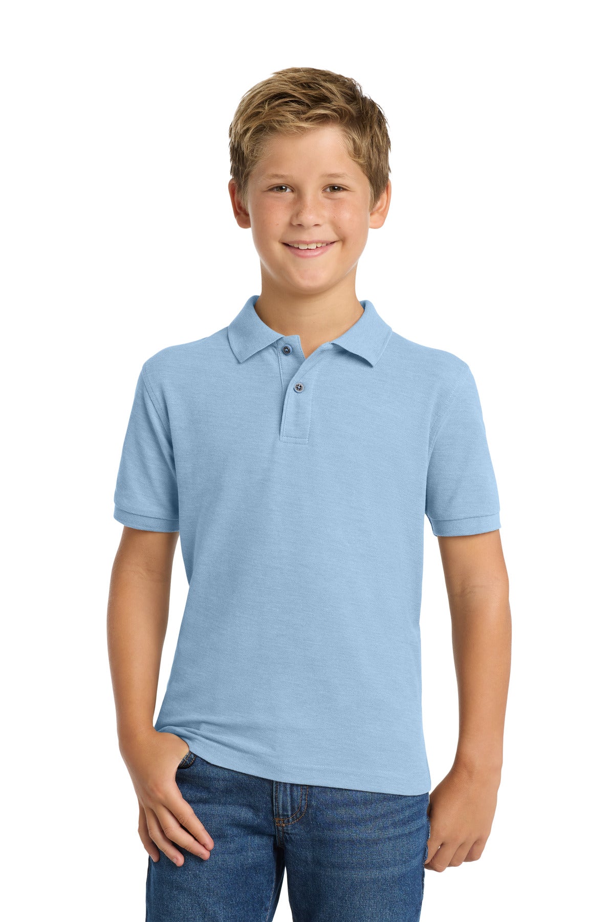 Port Authority® Youth Silk Touch™ Polo.  Y500