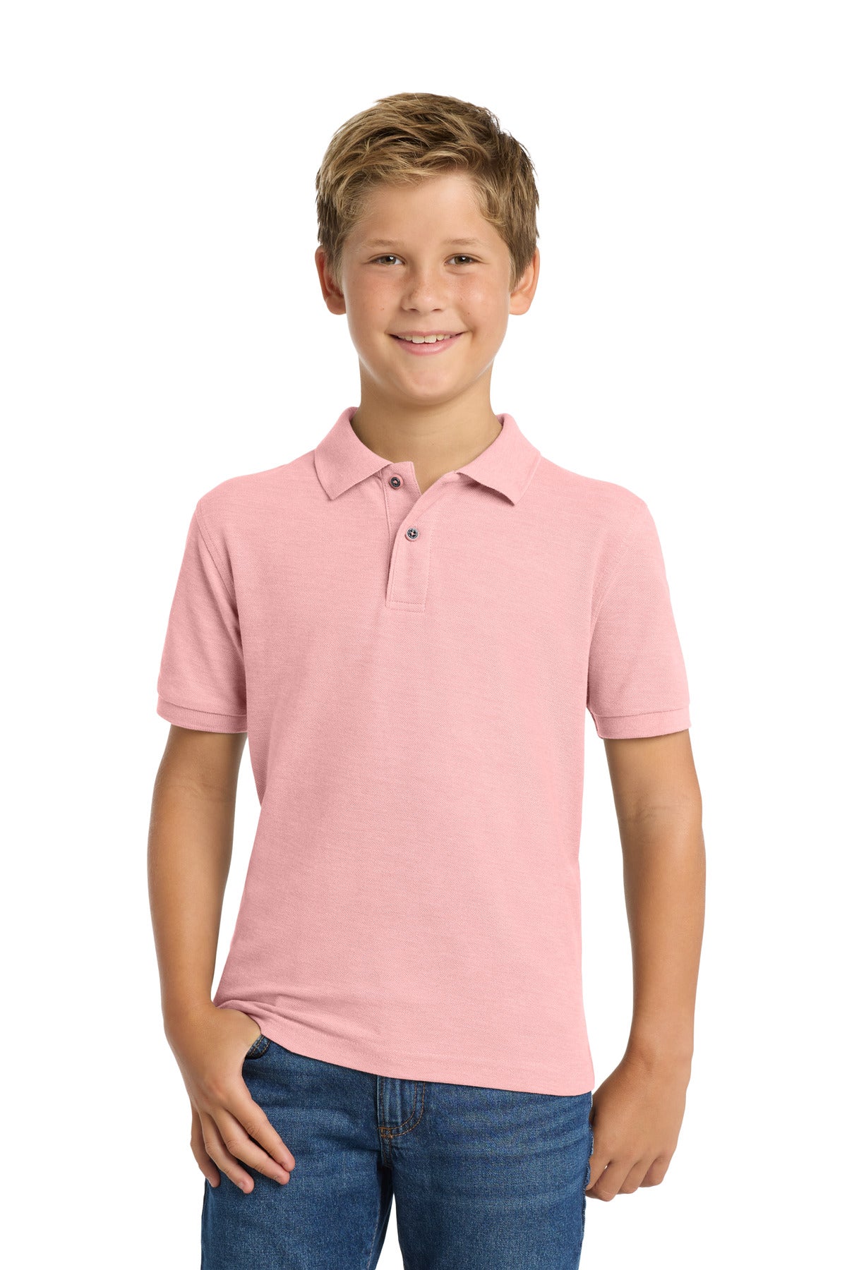 Port Authority® Youth Silk Touch™ Polo.  Y500