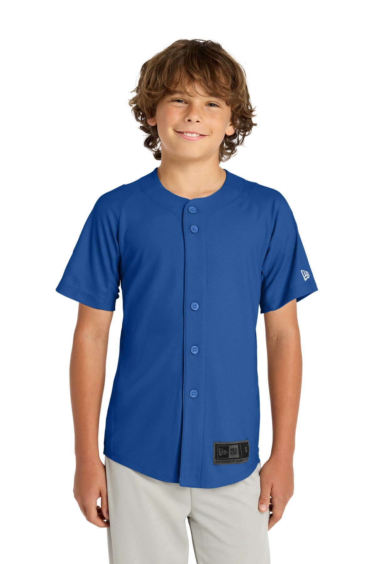 New Era ® Youth Diamond Era Full-Button Jersey. YNEA220