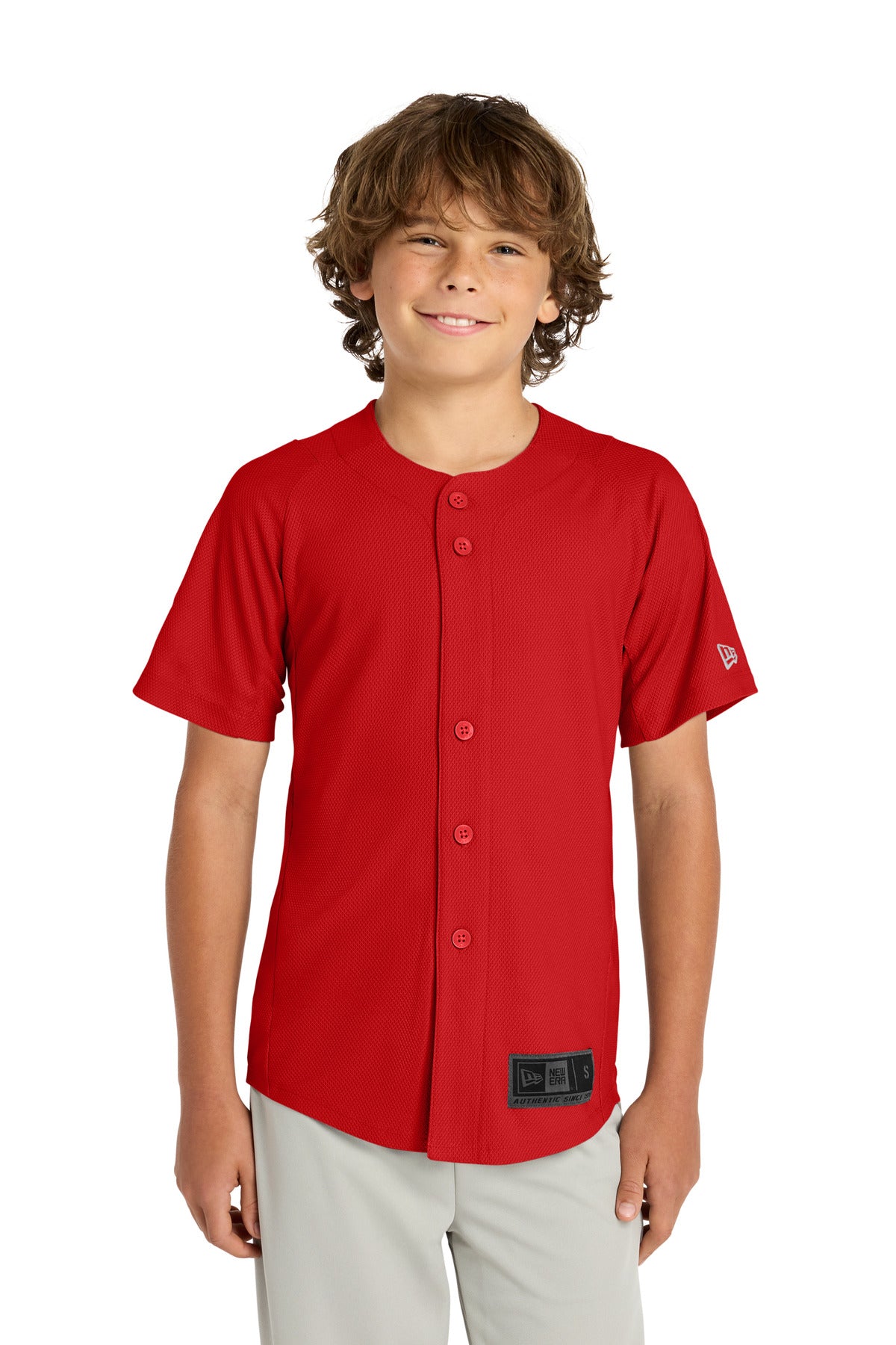 New Era ® Youth Diamond Era Full-Button Jersey. YNEA220