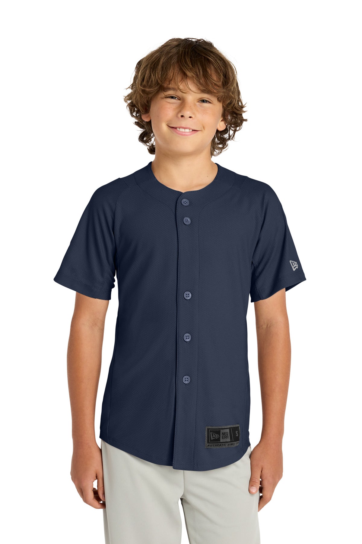 New Era ® Youth Diamond Era Full-Button Jersey. YNEA220