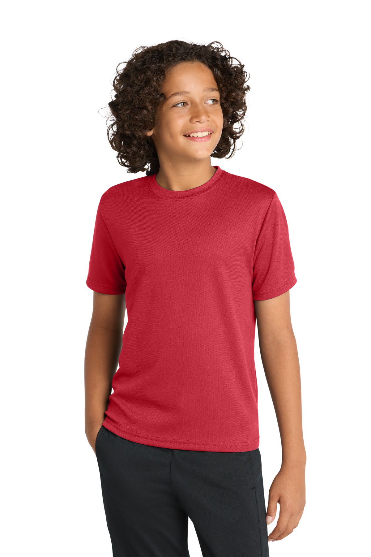 Sport-Tek® Youth PosiCharge® RacerMesh® Tee. YST340