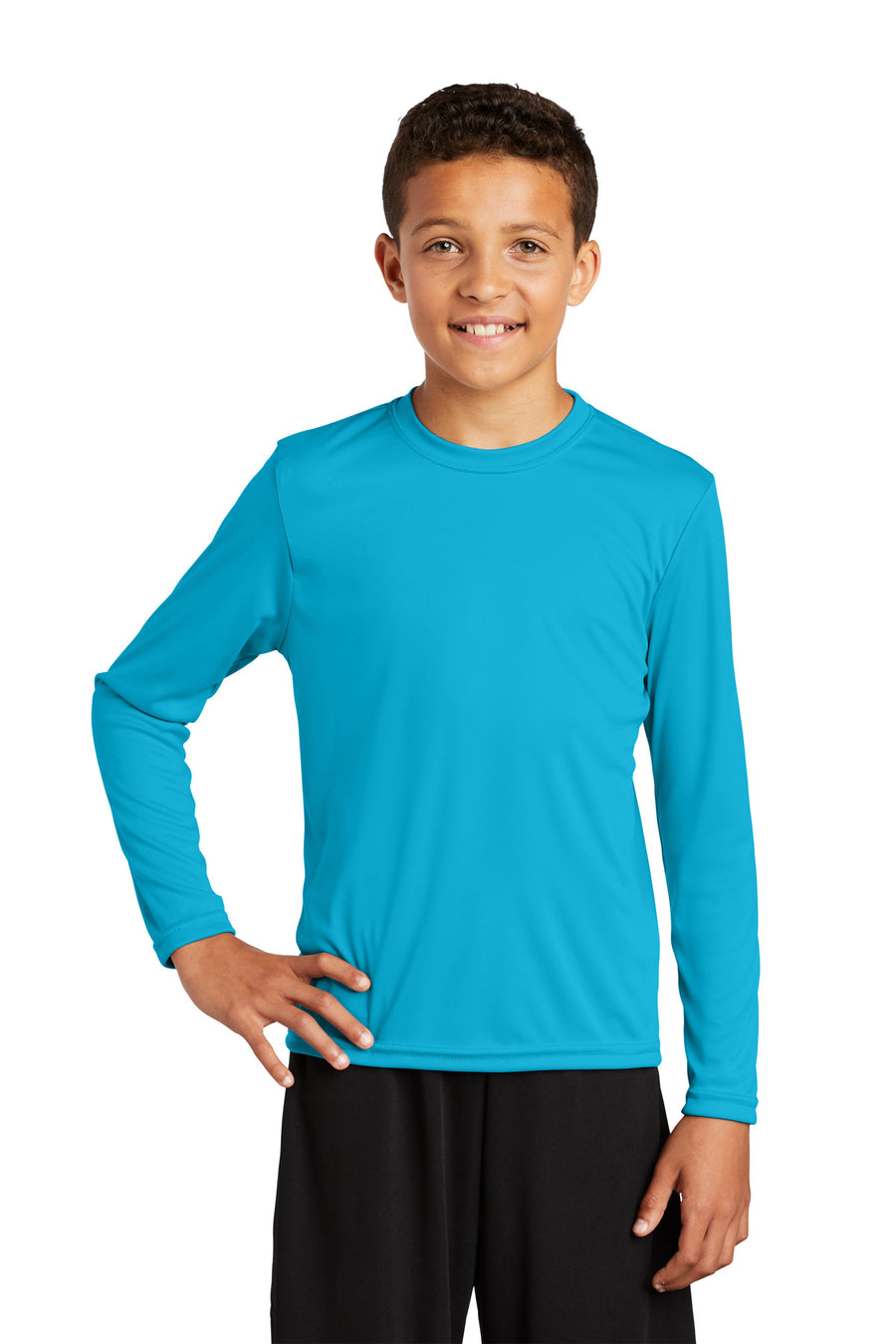 Sport-Tek® Youth Long Sleeve PosiCharge® Competitor® Tee. YST350LS