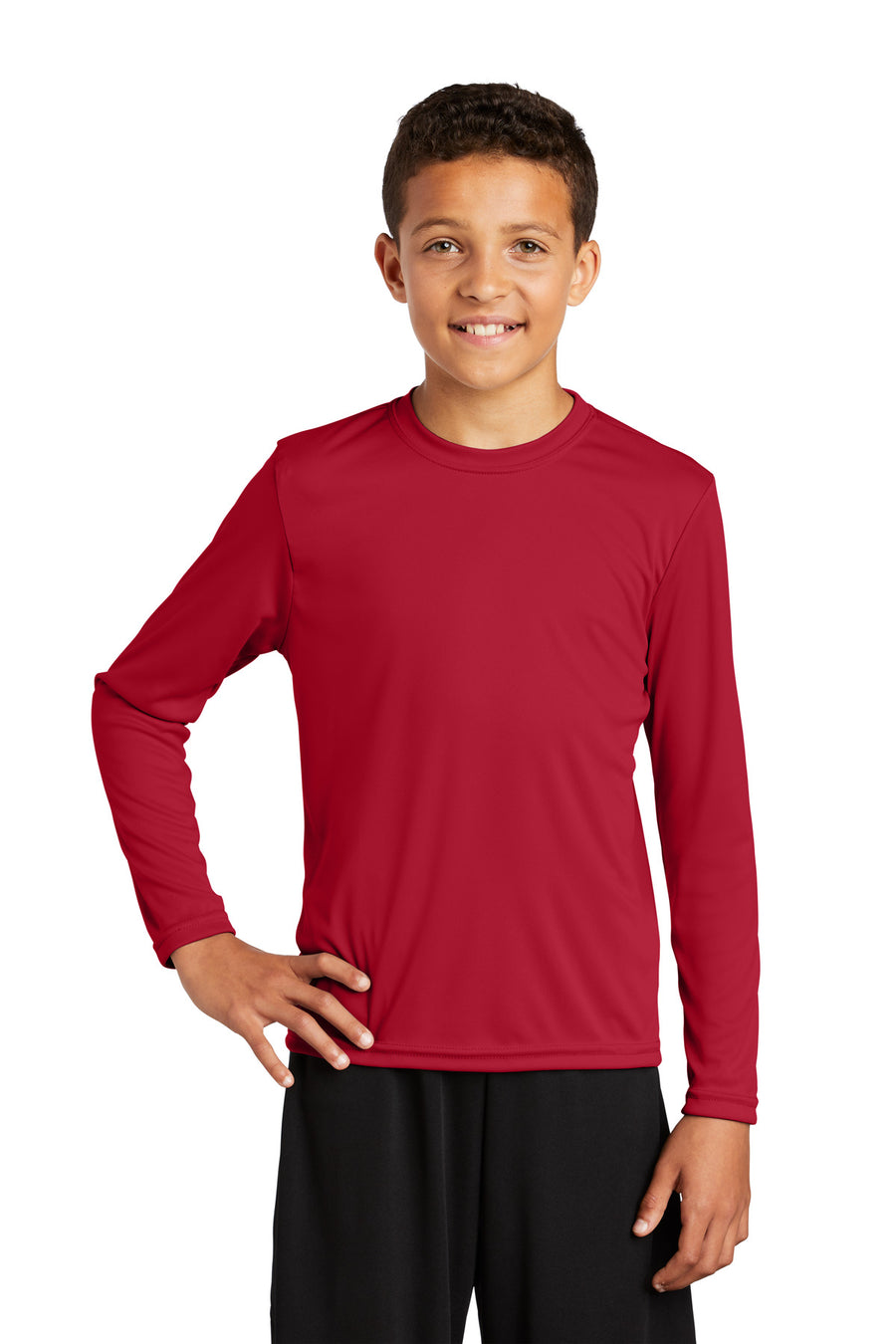 Sport-Tek® Youth Long Sleeve PosiCharge® Competitor® Tee. YST350LS