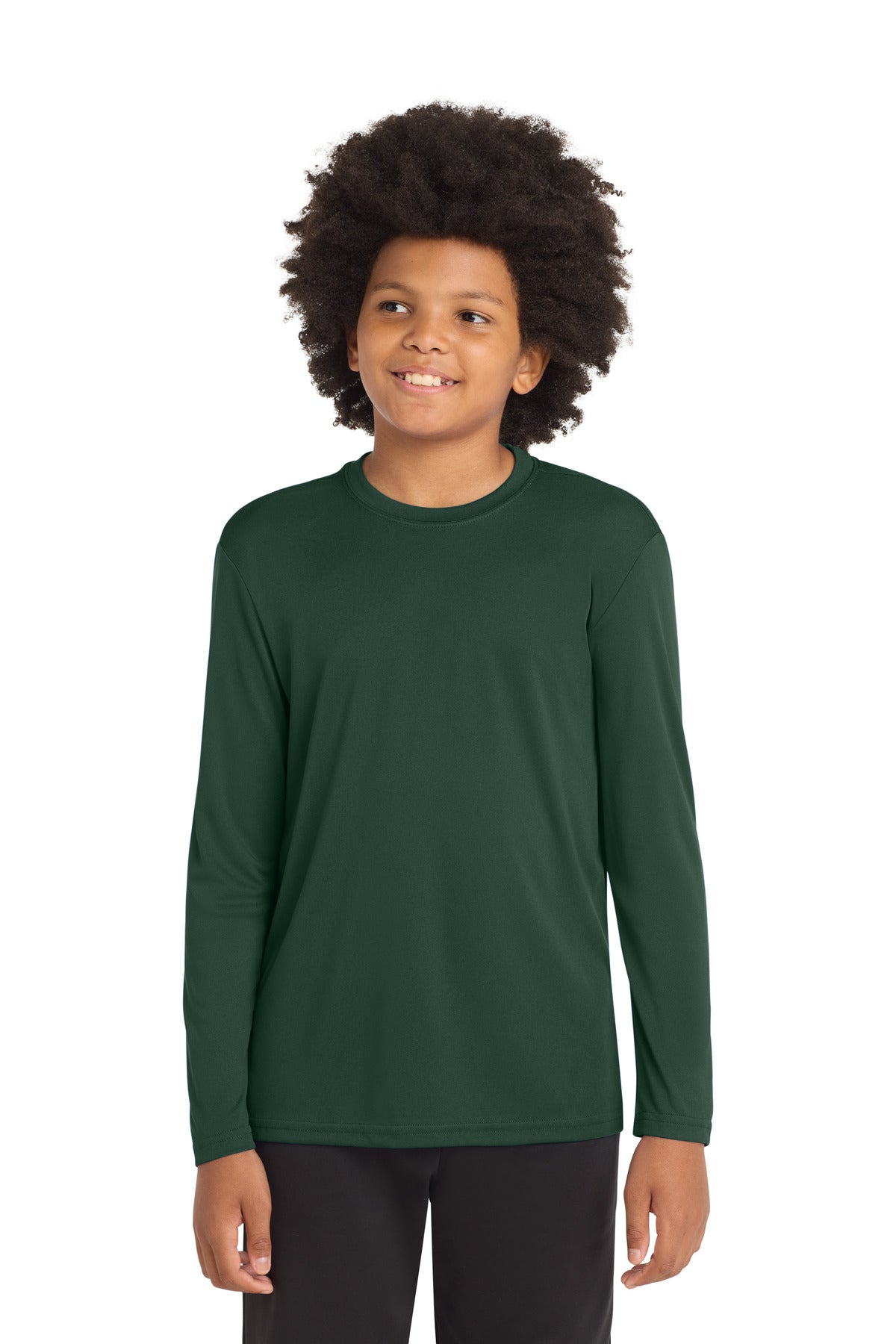 Sport-Tek® Youth Long Sleeve PosiCharge® Competitor™ Tee. YST350LS