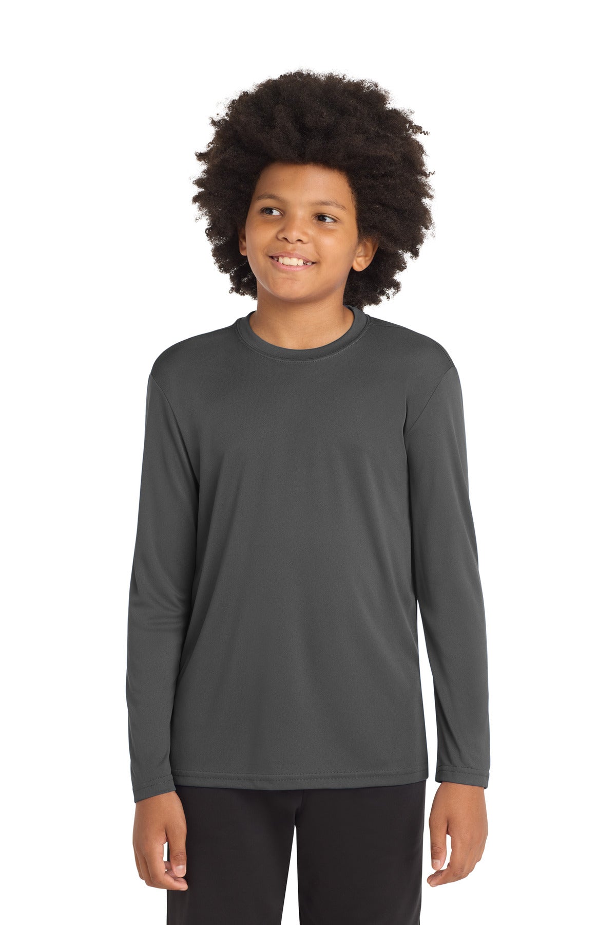 Sport-Tek® Youth Long Sleeve PosiCharge® Competitor™ Tee. YST350LS