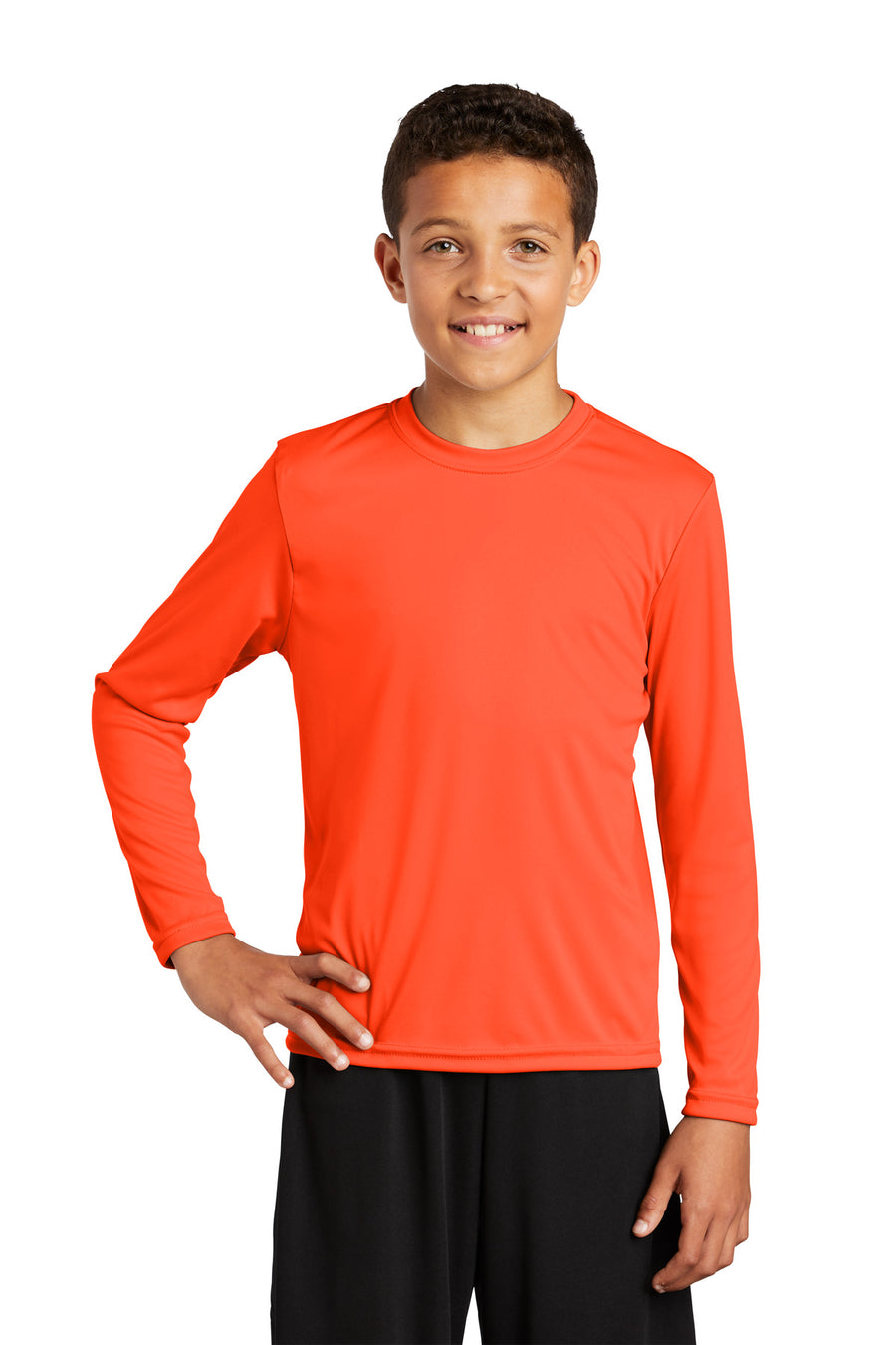 Sport-Tek® Youth Long Sleeve PosiCharge® Competitor® Tee. YST350LS