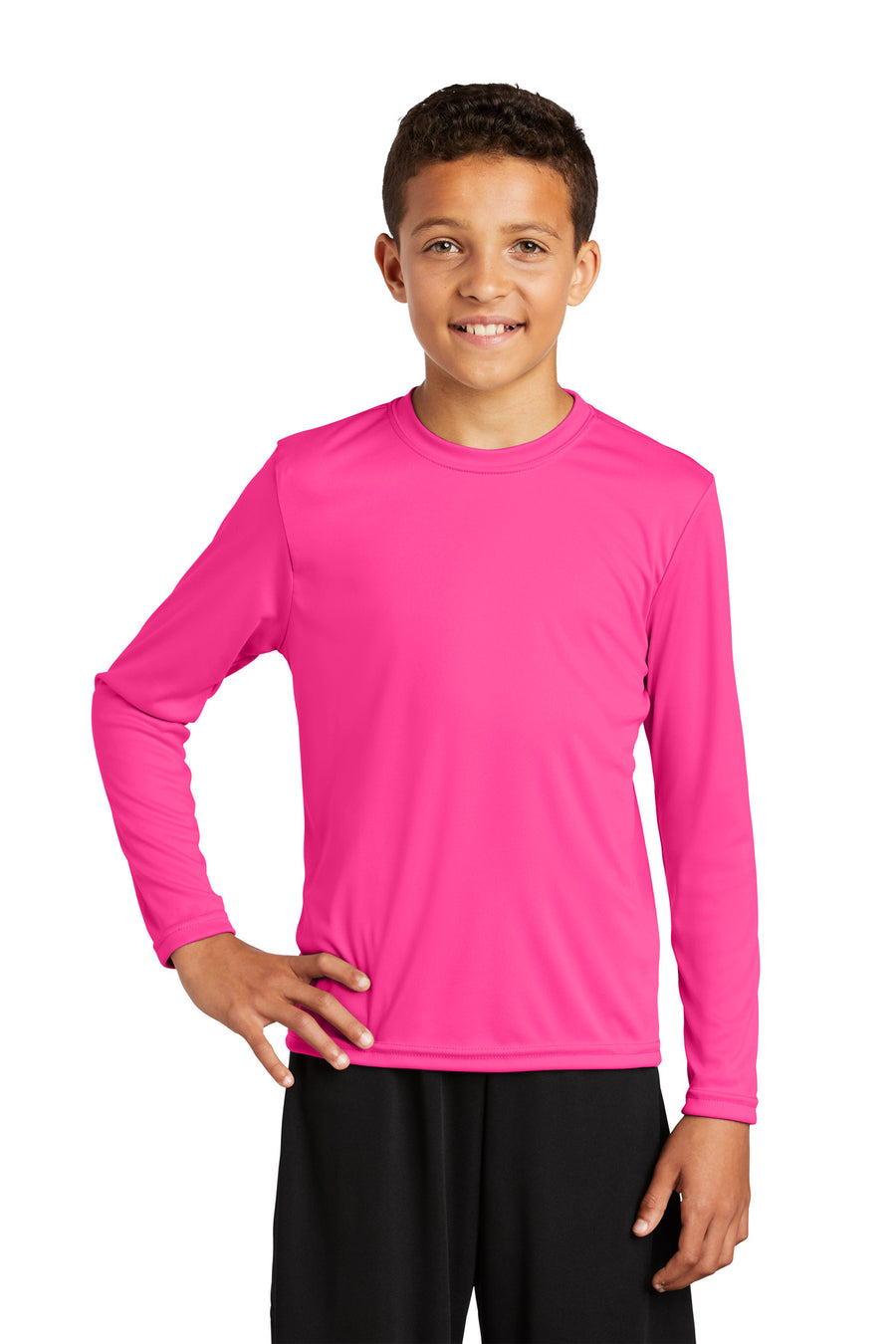 Sport-Tek® Youth Long Sleeve PosiCharge® Competitor® Tee. YST350LS