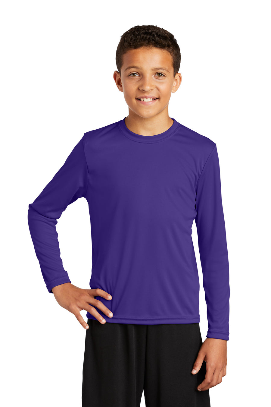 Sport-Tek® Youth Long Sleeve PosiCharge® Competitor® Tee. YST350LS