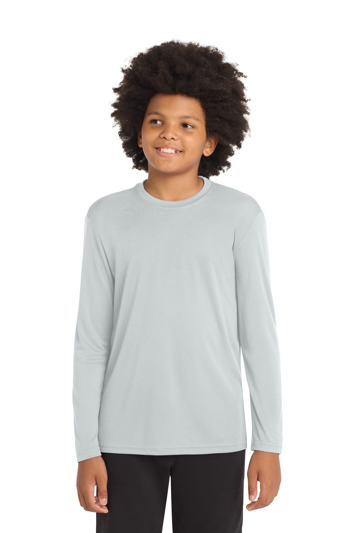 Sport-Tek® Youth Long Sleeve PosiCharge® Competitor™ Tee. YST350LS