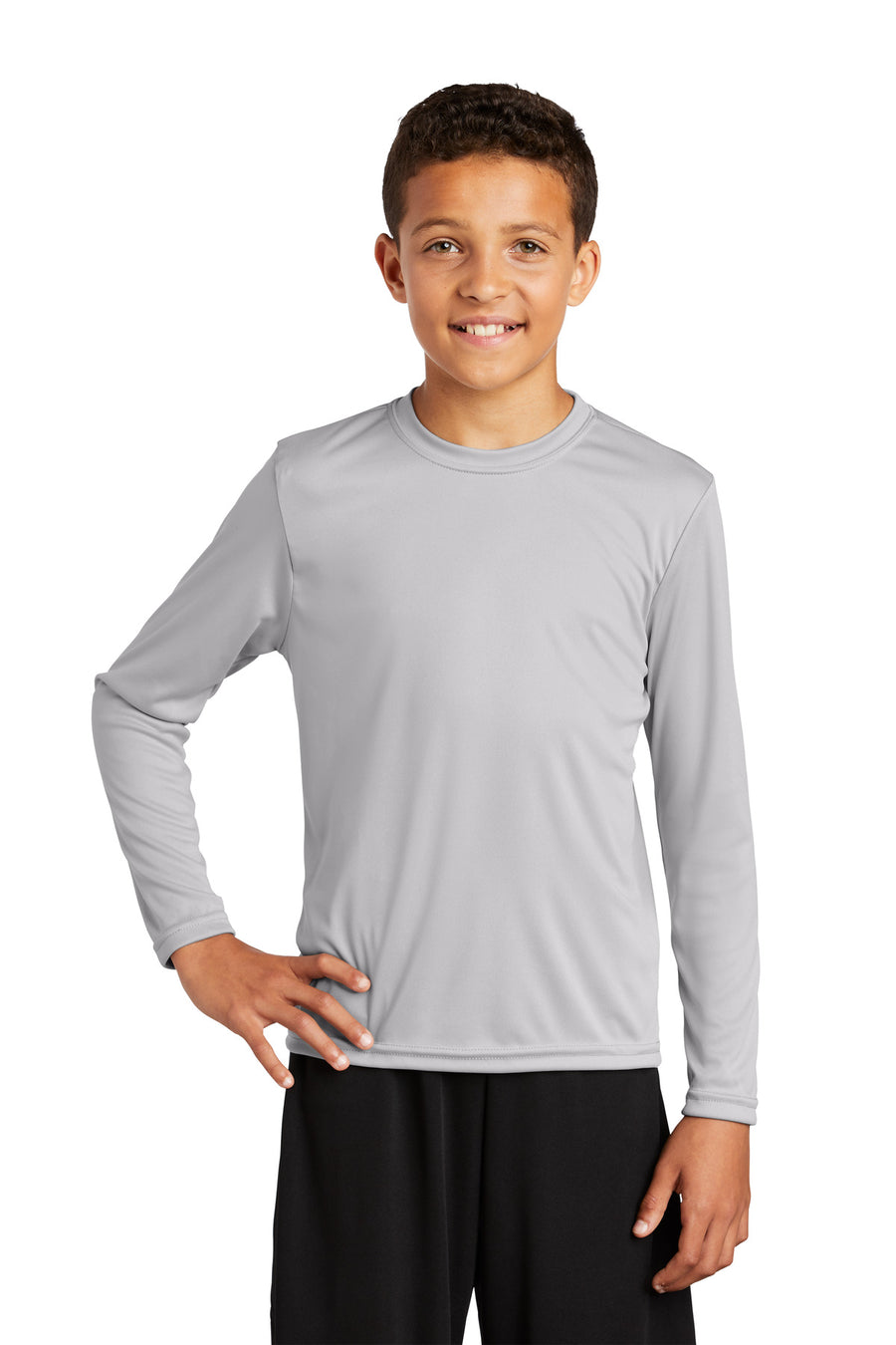 Sport-Tek® Youth Long Sleeve PosiCharge® Competitor® Tee. YST350LS