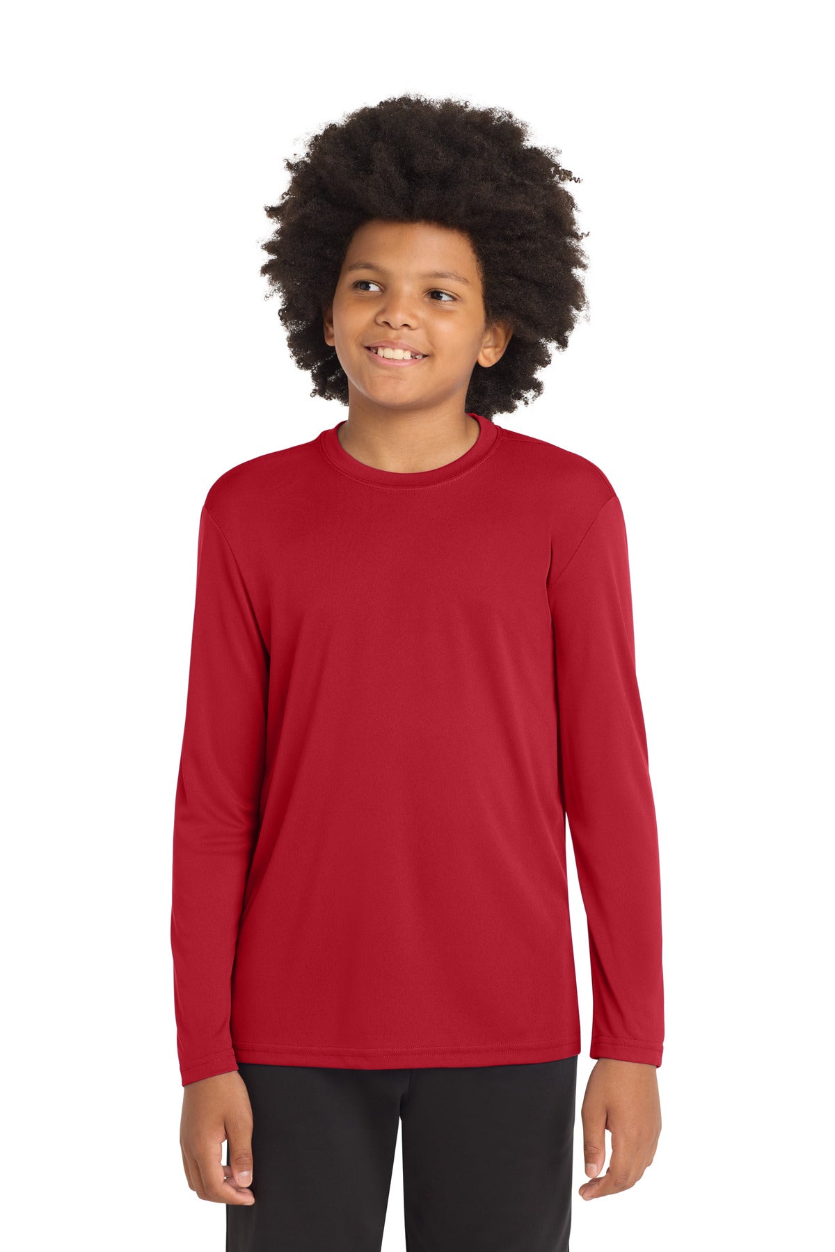 Sport-Tek® Youth Long Sleeve PosiCharge® Competitor™ Tee. YST350LS