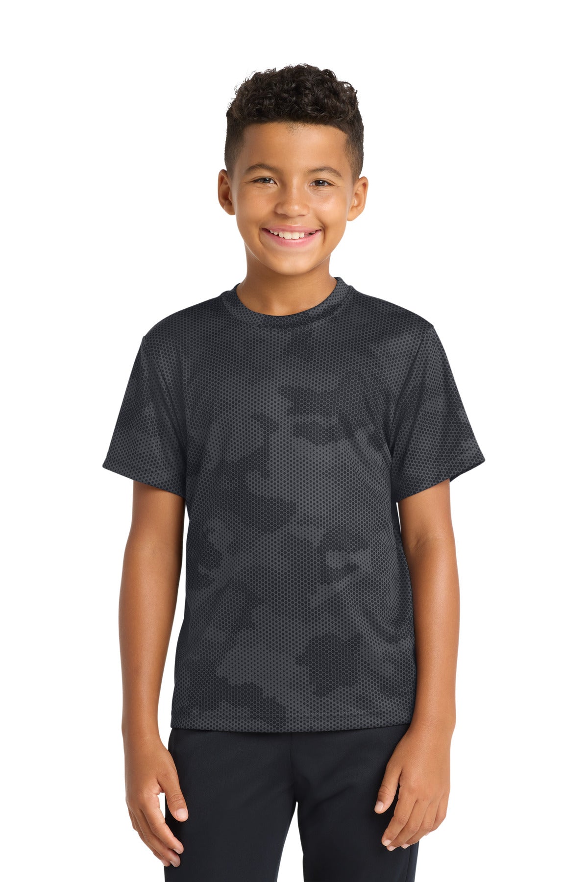 Sport-Tek® Youth CamoHex Tee. YST370