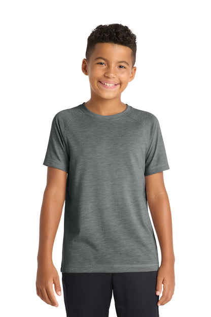Sport-Tek ® Youth PosiCharge ® Tri-Blend Wicking Raglan Tee. YST400
