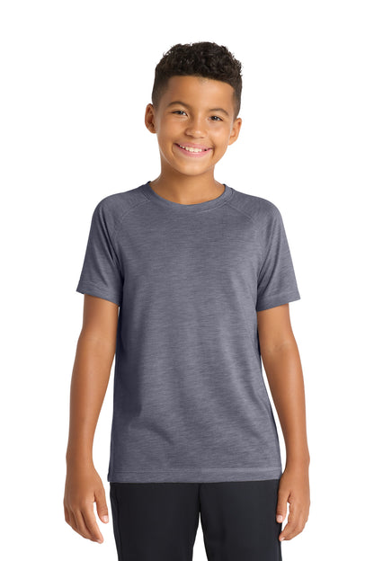 Sport-Tek ® Youth PosiCharge ® Tri-Blend Wicking Raglan Tee. YST400