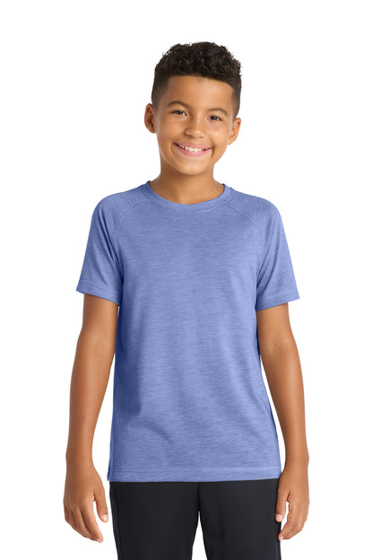 Sport-Tek ® Youth PosiCharge ® Tri-Blend Wicking Raglan Tee. YST400