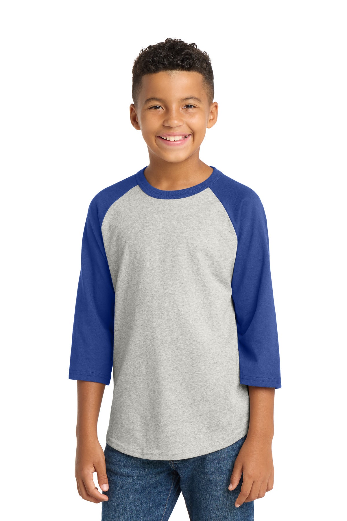 Sport-Tek® Youth Colorblock Raglan Jersey.  YT200