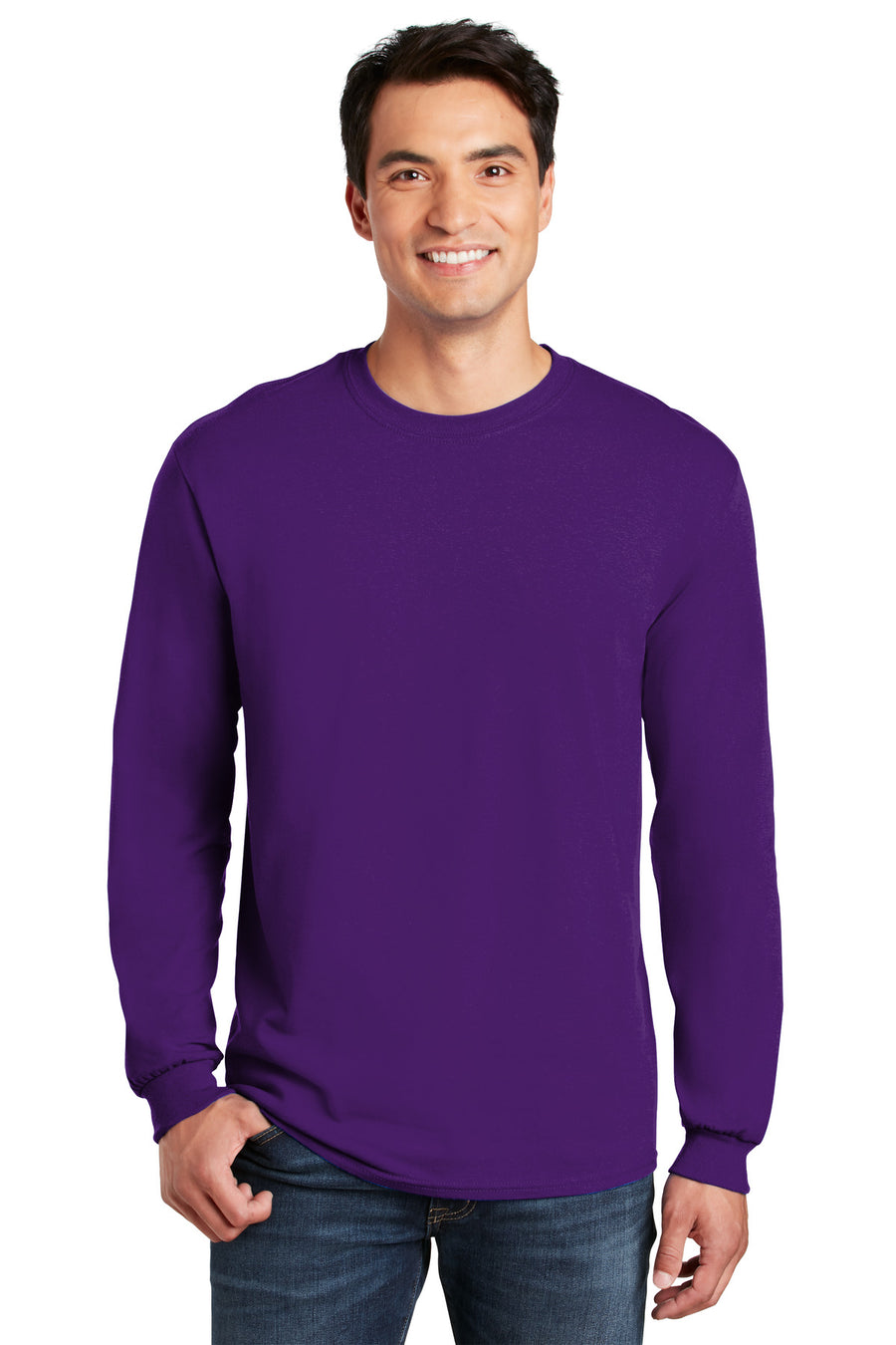 Gildan® - Heavy Cotton™ 100% Cotton Long Sleeve T-Shirt.  5400