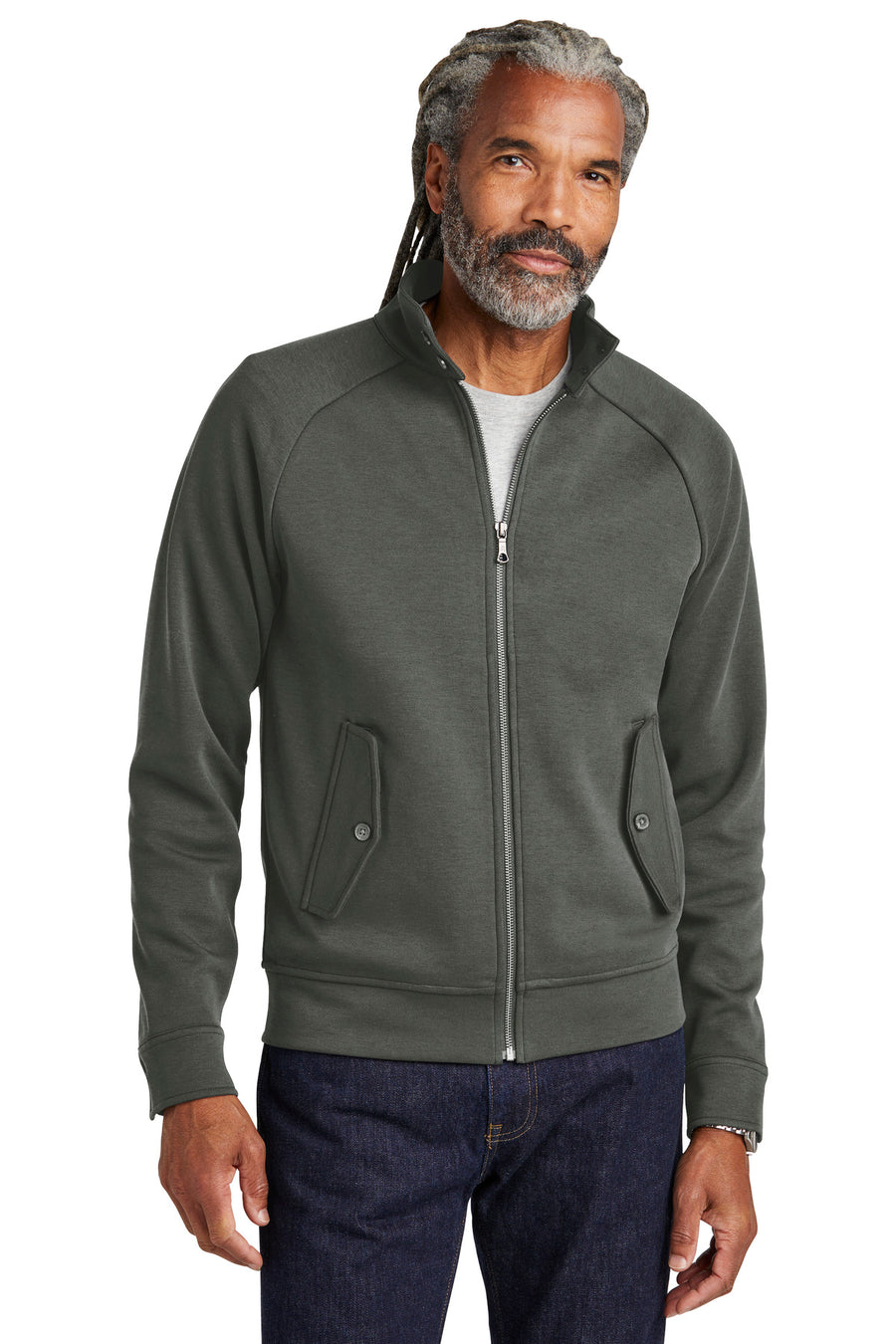 Brooks BrothersÂ® Double-Knit Full-Zip BB18210