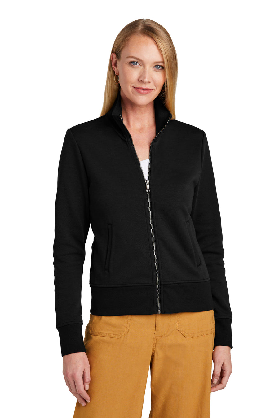 Brooks BrothersÂ® Women's Double-Knit Full-Zip BB18211