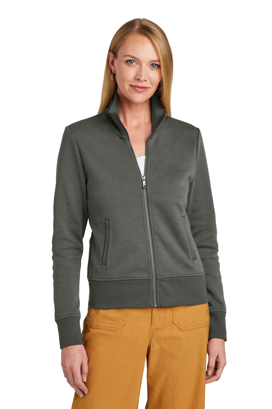 Brooks BrothersÂ® Women's Double-Knit Full-Zip BB18211