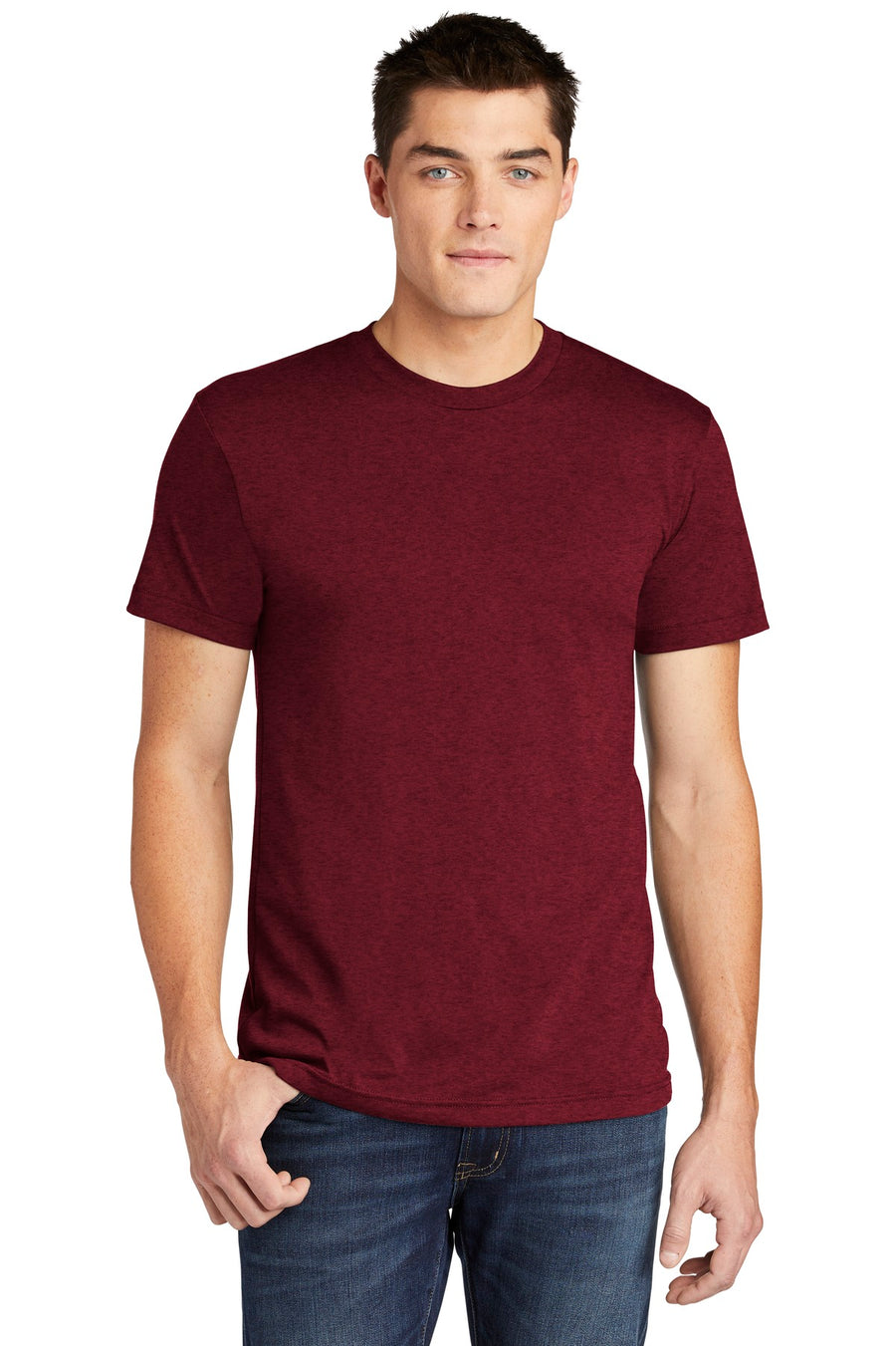 BB401W-Heather Cranberry-front_model