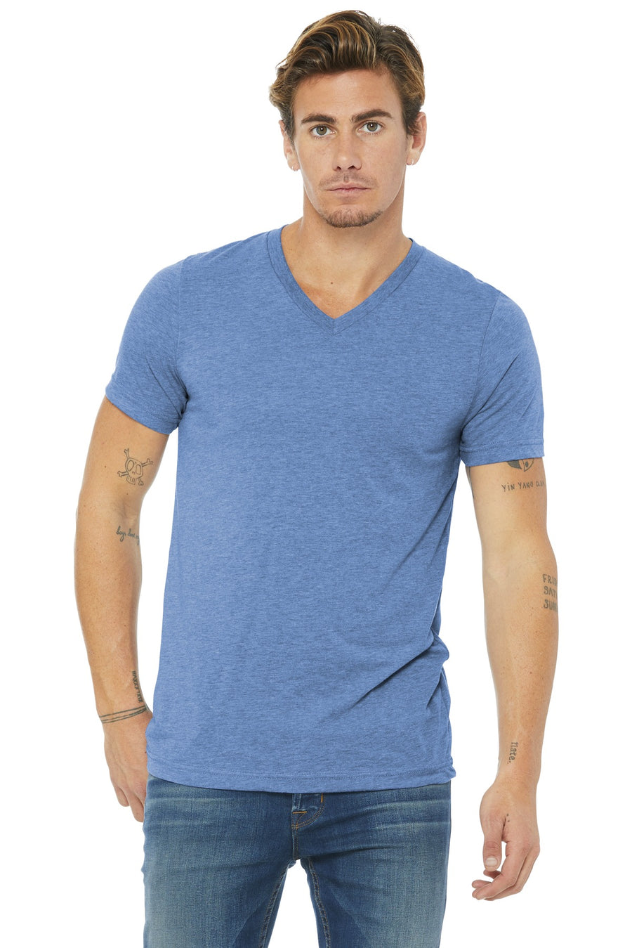 BC3415-Blue Triblend-front_model