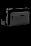 BG323-Graphite Heather/ Black-front_flat