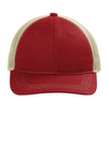 C119-Flame Red/ Tan-front_model