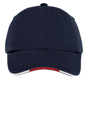 C830-Classic Navy/ Red/ White-front_flat
