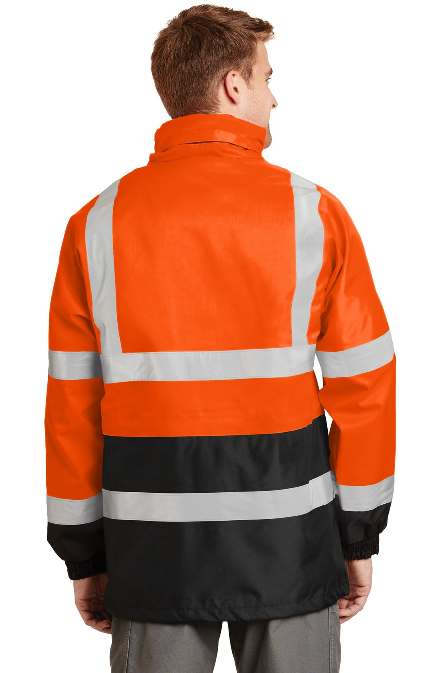 CSJ24-Safety Orange/ Black-back_model