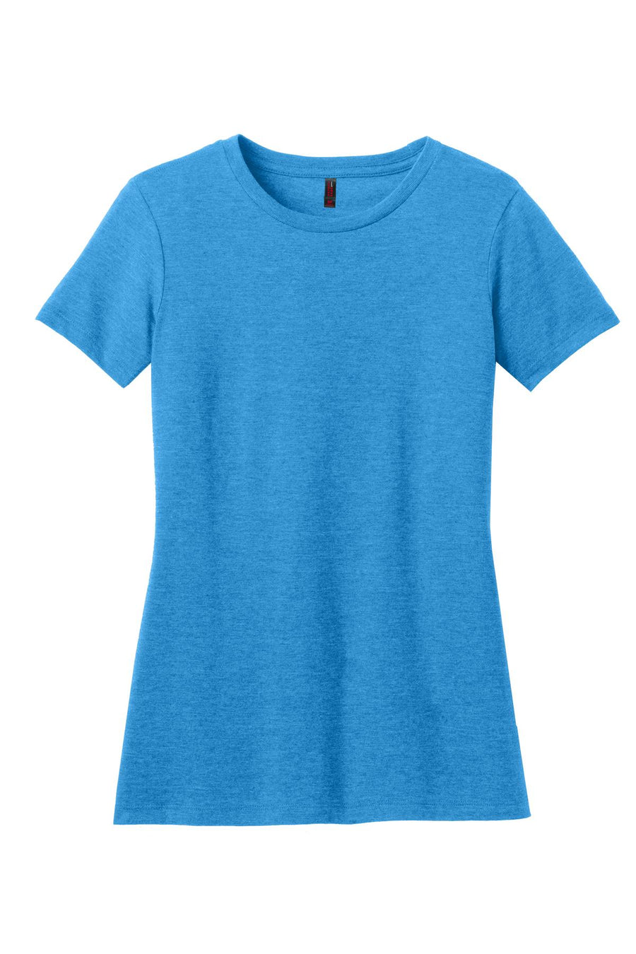 DM108L-Heathered Bright Turquoise-front_flat