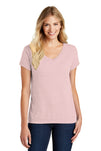 District® Women's Perfect Blend® CVC V-Neck Tee. DM1190L