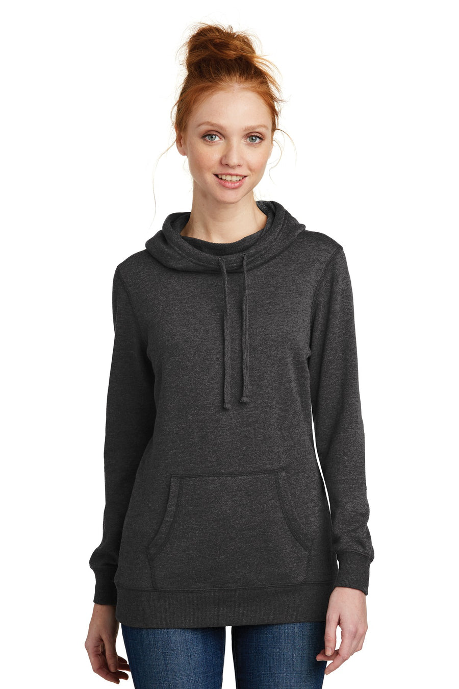 DM493-Heathered Black-front_model