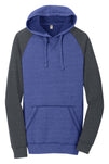DT196-Heathered Deep Royal/ Heathered Charcoal-front_flat