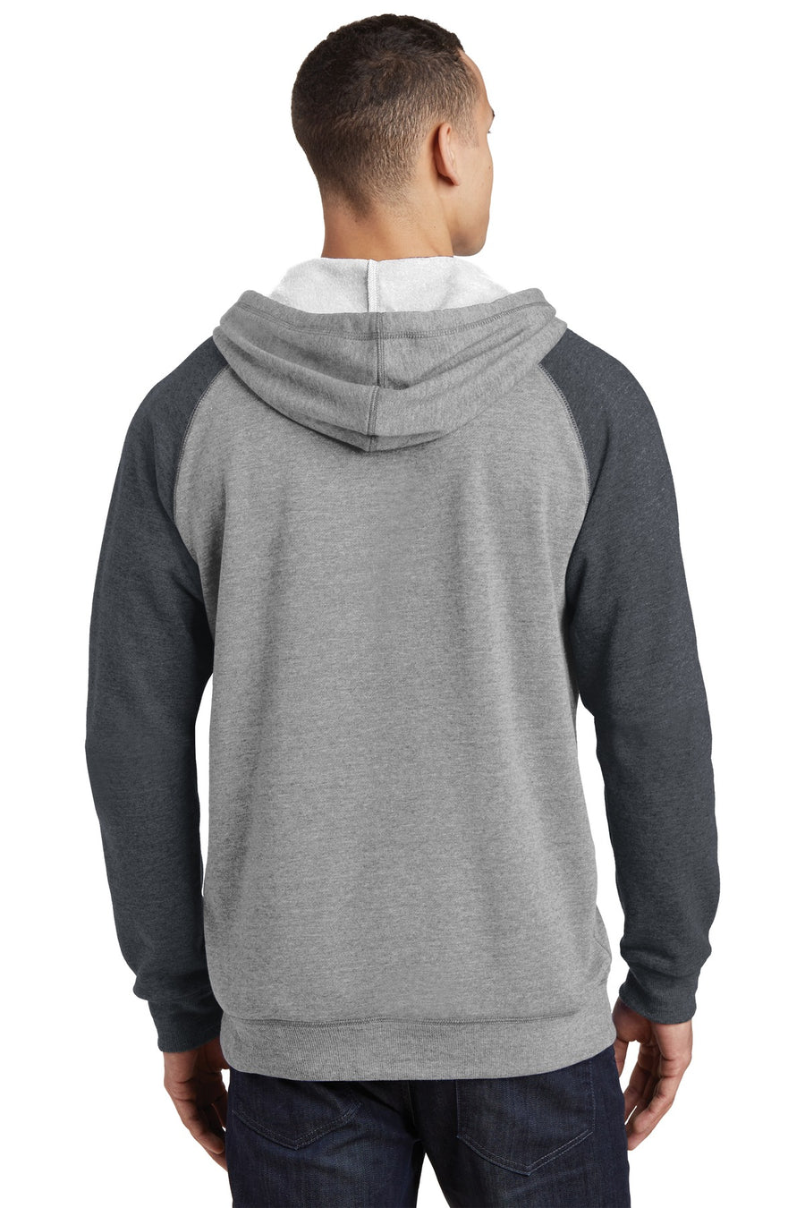 DT196-Heathered Grey/ Heathered Charcoal-back_model