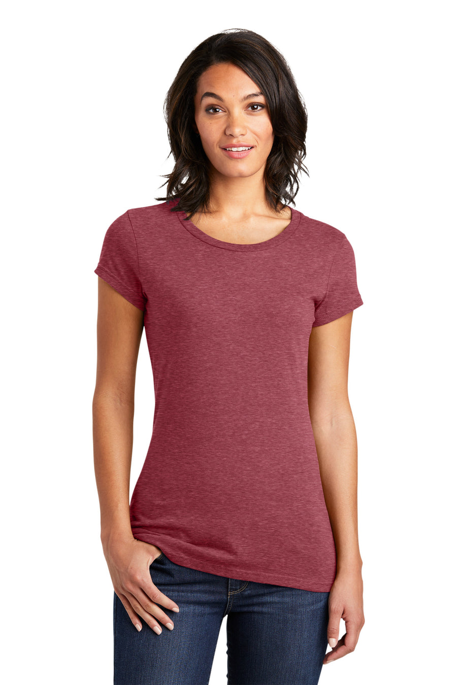 DT6001-Heathered Red-front_model