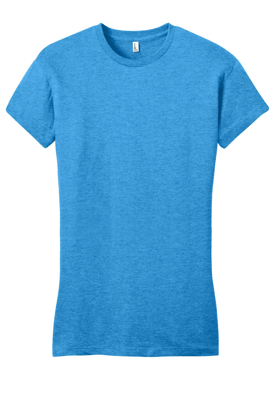 DT6001-Heathered Bright Turquoise-front_flat